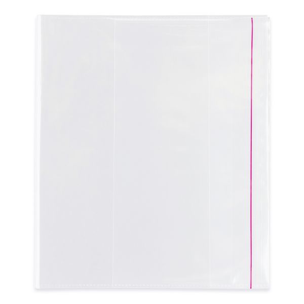 Обложка универсальная для учебников с клеевым краем LNNPP-03 70 мкм (230х400 мм), 10 шт, прозрачный, Лео LNNPP-03