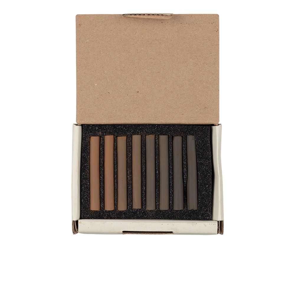 Пастель Аква-колор набор 8 цв, К2518 Сепия