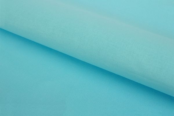 Бязь хлопок 140 г/м², отрез 50х50 см, небесный (рис.10150), Gamma, 262 с65шв