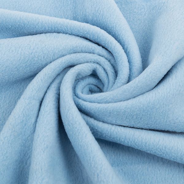 Флис 1-сторонний 170±10 г/м², 150х150 см, 280 голубой, Gamma FG-002