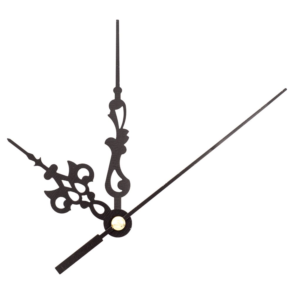 Набор стрелок часовых, 58/87/90мм 3 шт (черный), 5AS-069