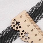 Кромка брючная клеевая тканая 25 мм / 5 метров, черный, 7210-9038