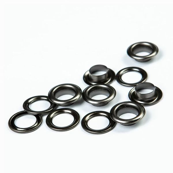 Люверсы металл ⌀11.0 мм (внутр.), чер.никель, 50 шт, BIG