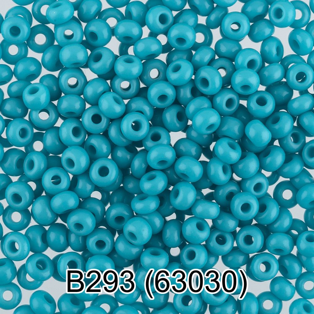 Бисер Gamma 10/0 (2.3 мм), 50 г, B293 бирюзовый, 63030, круглый 2
