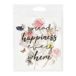 Термотрансфер M №02, 1 шт, M-218 spread happiness 12.5х14.5 см, Gamma "M" №02