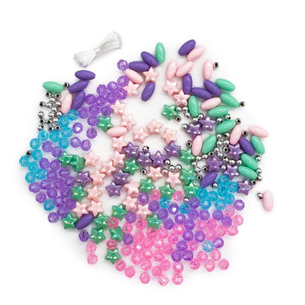 Набор бусин с эластичным шнуром Единорог, Astra&Craft, 5024150