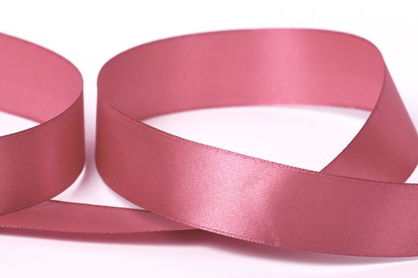 Лента атласная 1-сторонняя 25.0 мм / 33±2 метра, 069 т.розовый, Gamma