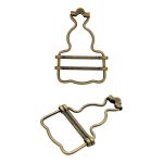 Застежка для комбинезона 30 мм, 10 шт, латунь, BIG