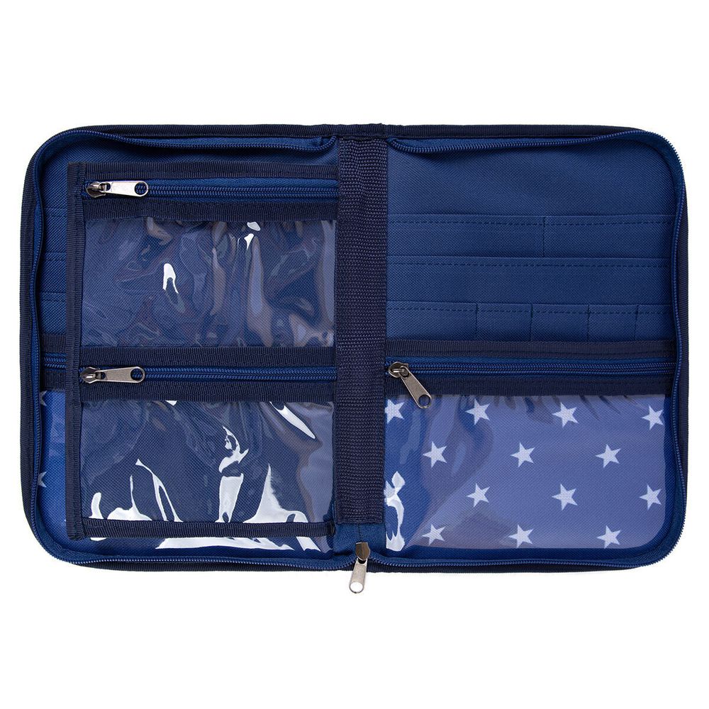 Органайзер для спиц и крючков 27.5х20.5х3 см, ткань нейлон, 04 звезды, Gamma OGN-02