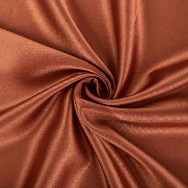 Ткань блузочная Poly satin 100 г/м², 100х145 см, 24 медный, Gamma PSS-001