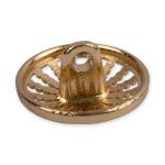 Пуговицы на ножке металл 15 мм, 6 шт, 30 золото, Blitz MB 0255