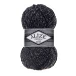 Пряжа Alize (Ализе) Superlana Maxi / уп.5 мот. по 100 г, 100м, 800 антрацитовый жаспе A
