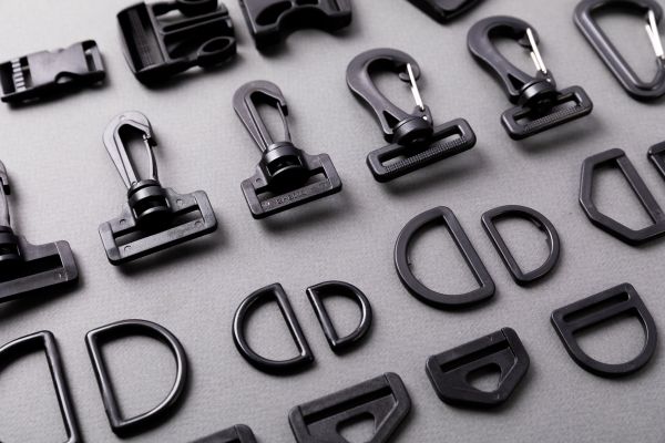 Полукольцо пластик 25 мм, 100 шт, черный, Gamma DRD001