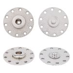 Кнопка пришивная металл ⌀28.0 мм, металл, 28.0 мм, S, уп.10 шт