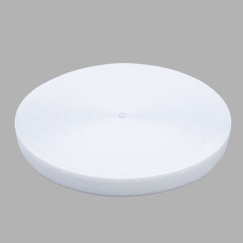 Резинка для подтяжек (помочная) 25.0 мм / 25 метров, 15.75 г/п.м., 501 белый, 6123-9389