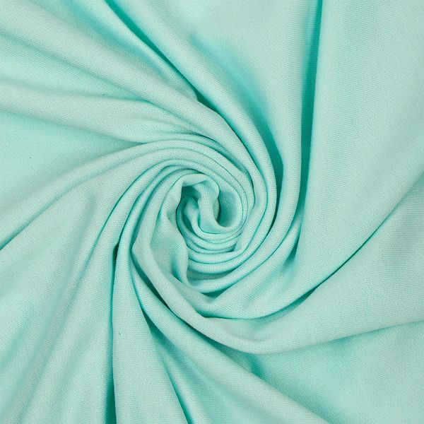 Футер 2-нитка петля поливискоза стрейч 220 г/м², 160 см / 3 метра, ФУТ2Х.TBY.ПЭ-ВИС.S822.3, цв.S822 мятный