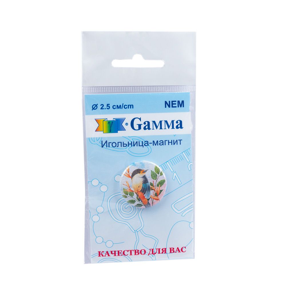Игольница магнитная №07 Птичка, Gamma NEM