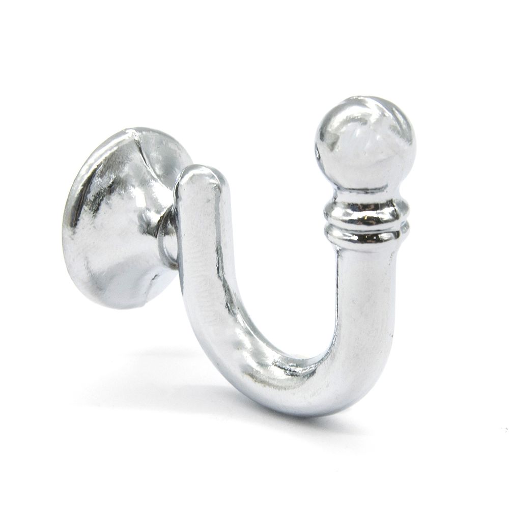 Крючки под подхваты ⌀19 мм, 4 серебро