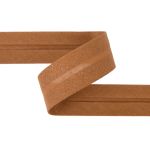 Косая бейка хлопковая 30 мм / 5 шт по 5.4 метра, №181 коричневый, Gamma GK-30C