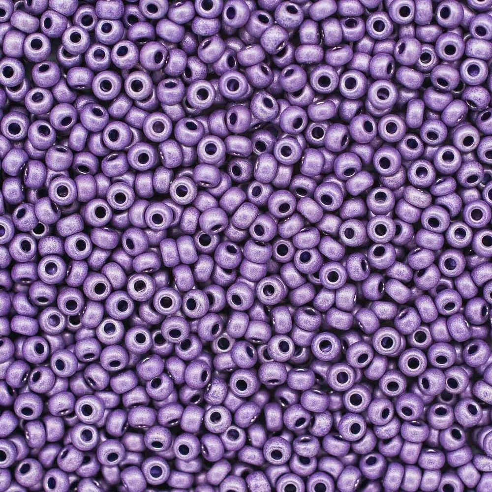 Бисер Preciosa 10/0 (2.3 мм), 100 г (5х20 г), металлик матовый, цв. 18528