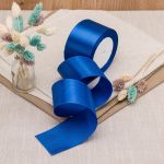 Лента атласная 1-сторонняя 50.0 мм / 22.86±1 метров, аналог 7730446, 40 ярко-голубой, DDZ2401, Globus