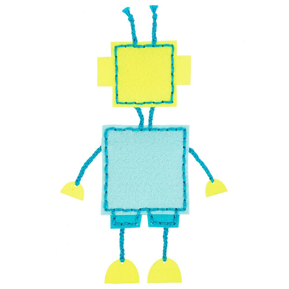 Набор для шитья игрушки Робот 18 см, Miadolla KD-0337