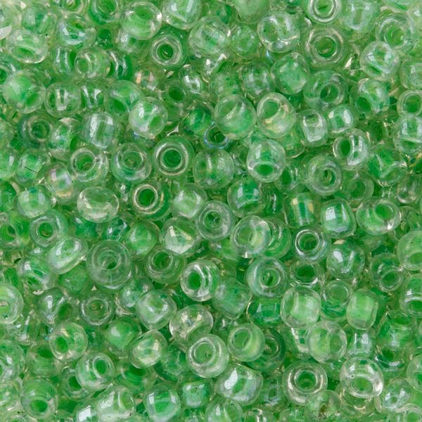 Бисер Zlatka 11/0 (2.1 мм), 100 г (10х10 г), №2218 зеленый, GR