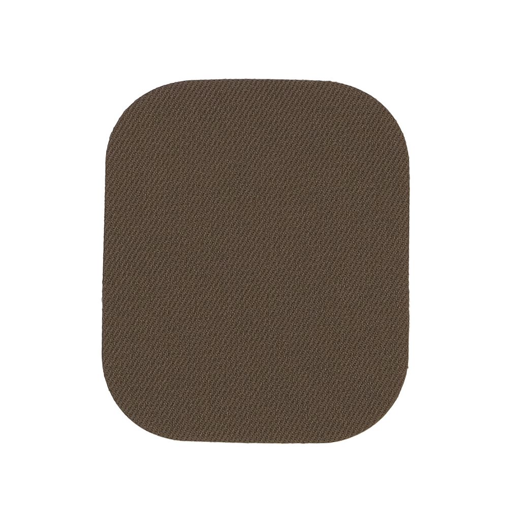 Термозаплатка, ткань, 57х67мм (коричневый (brown)), AZ01, 10 шт