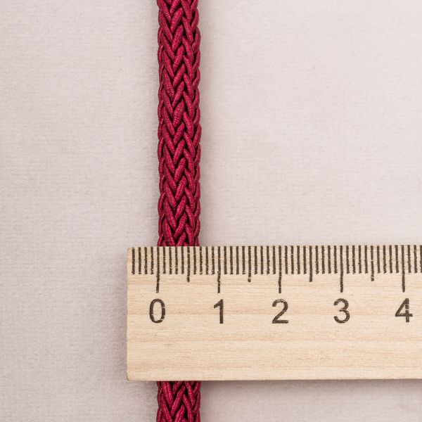 Шнур круглый п/э плетеный 6 мм / 25 метров, бордовый, 3AR3286