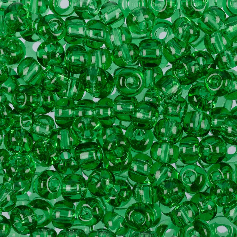 Бисер Preciosa круглый 03/0, 5.5 мм, 50 г, 50100 св.зеленый, 311-19001