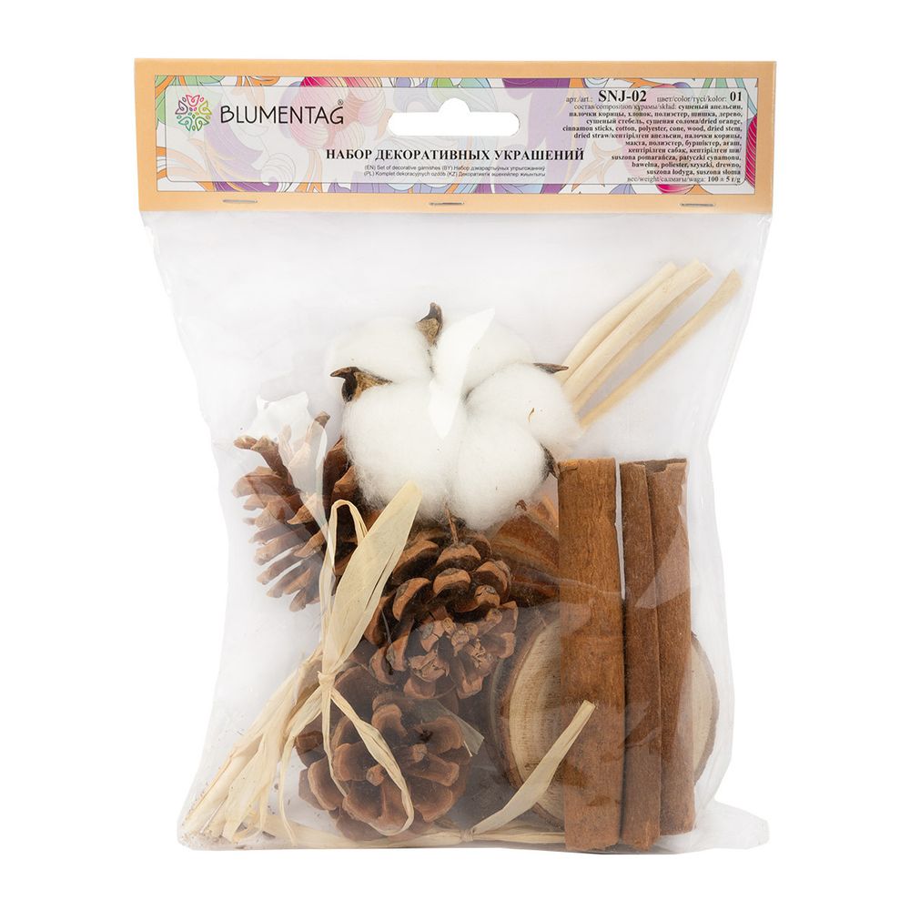 Набор декоративных украшений 100 г,±5 г, 01, Blumentag SNJ-02