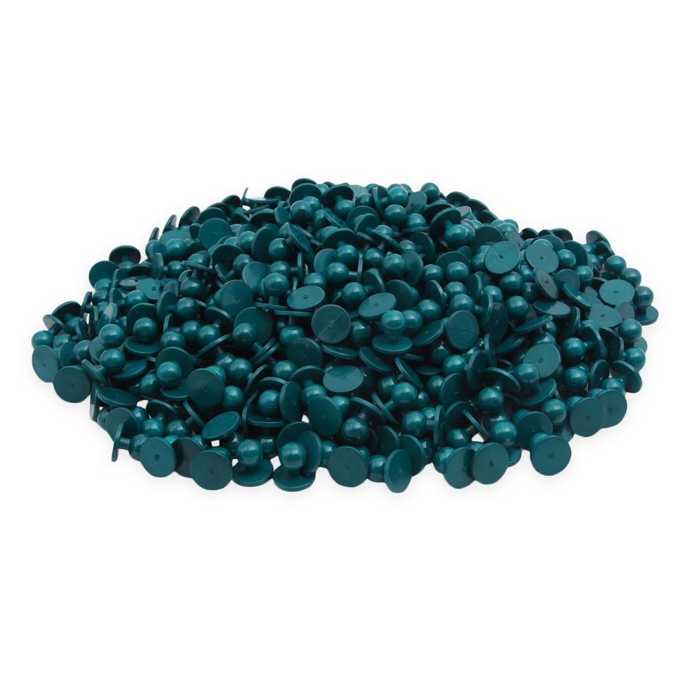 Пукля поварская, цветная, 10 мм (77 зеленый) П-10, 500 шт