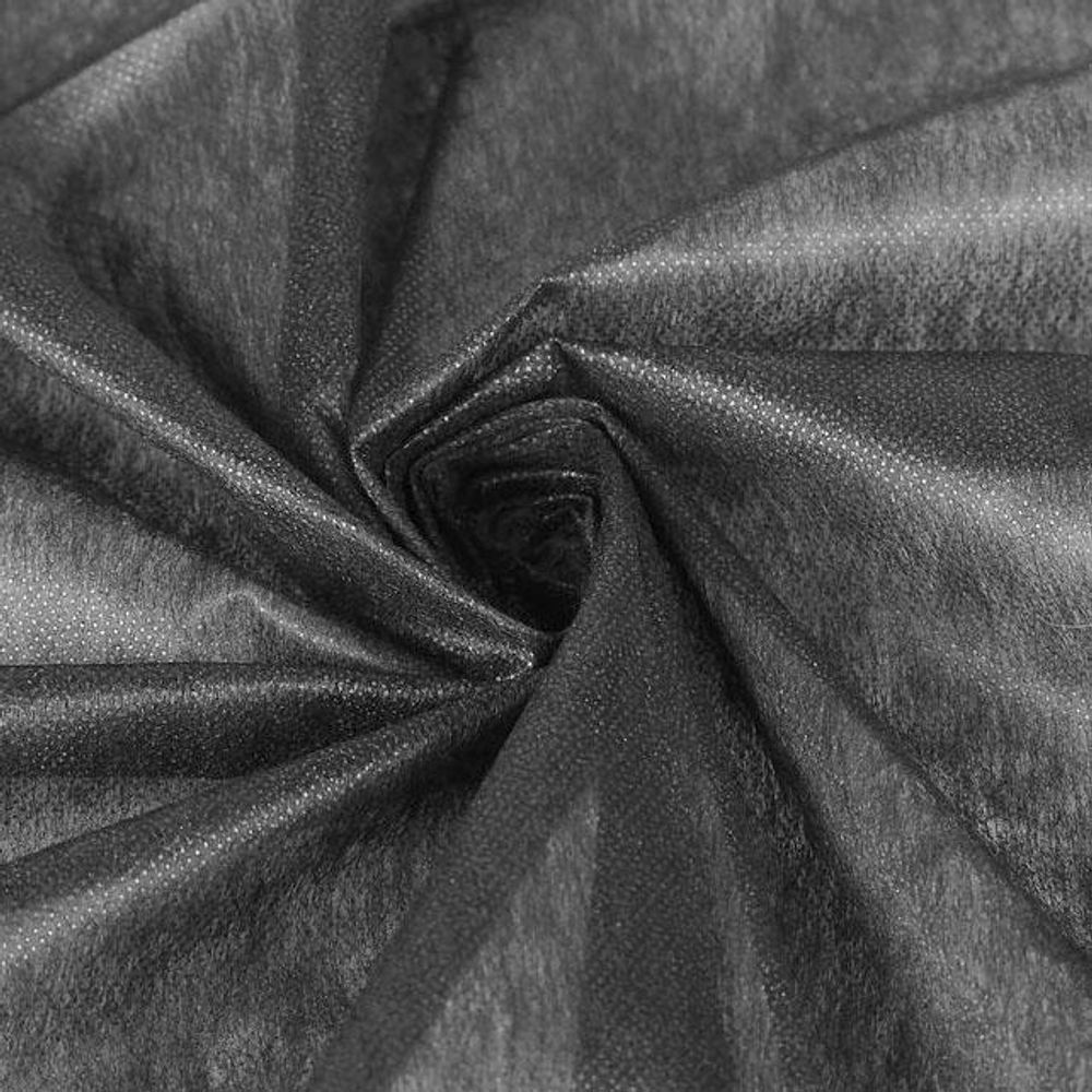 Флизелин клеевой 40 г/м², 90 см / 100 метров, черный, 6403-0280