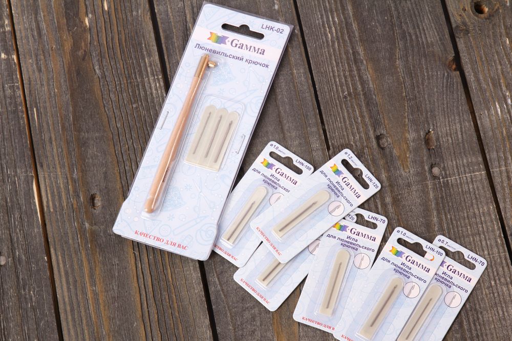 Иглы ручные для люневильского крючка ⌀1.2 мм, 3 см, Gamma LHN-120