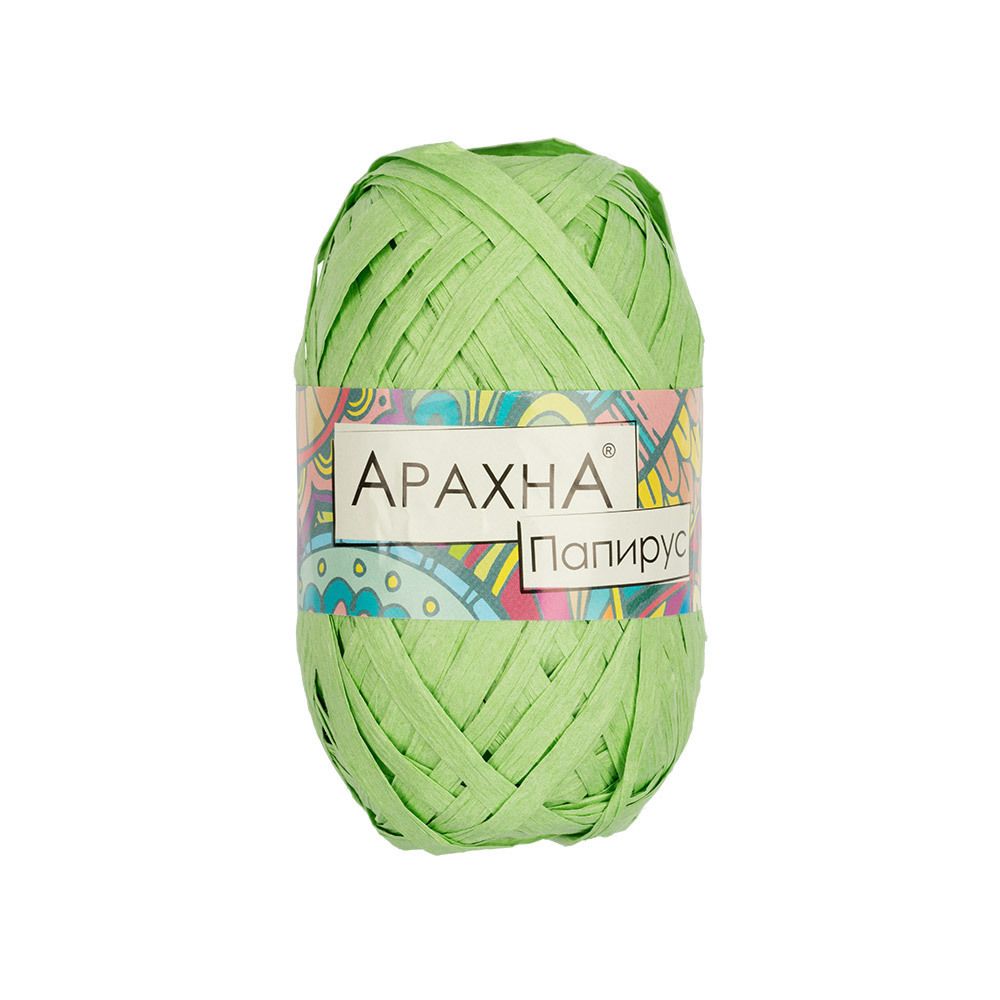 Пряжа Arachna Papyrus / уп.10 мот. по 40г, 50м, 14 св.зеленый
