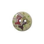 Пуговицы деревянные Разное 18мм (Чип и Дейл), 100 шт