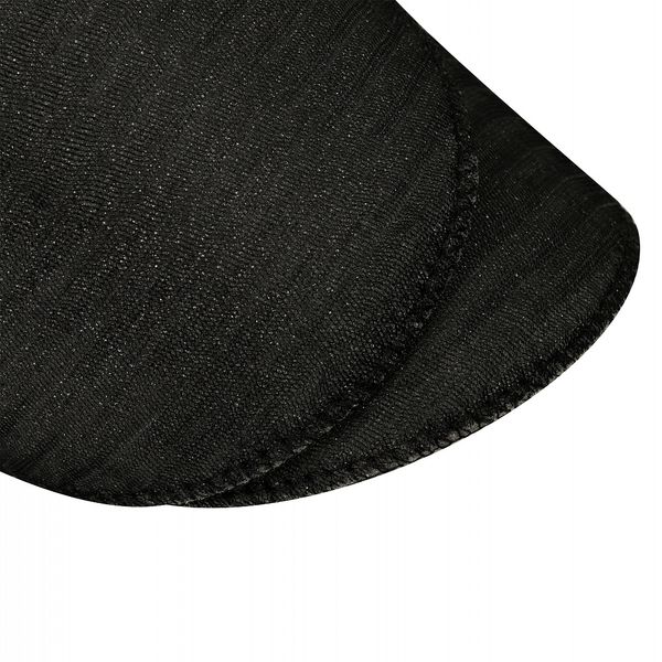 Плечевые накладки (подплечники) втачные твердые 120х175х20 мм, Т20 черный, 100 пар