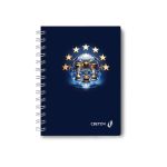 Записная книжка с твердым переплетом, глянцевая ламинация, на гребне A6 120 л. 4 шт клетка, Твои достижения 01596, ЗК226 Светоч