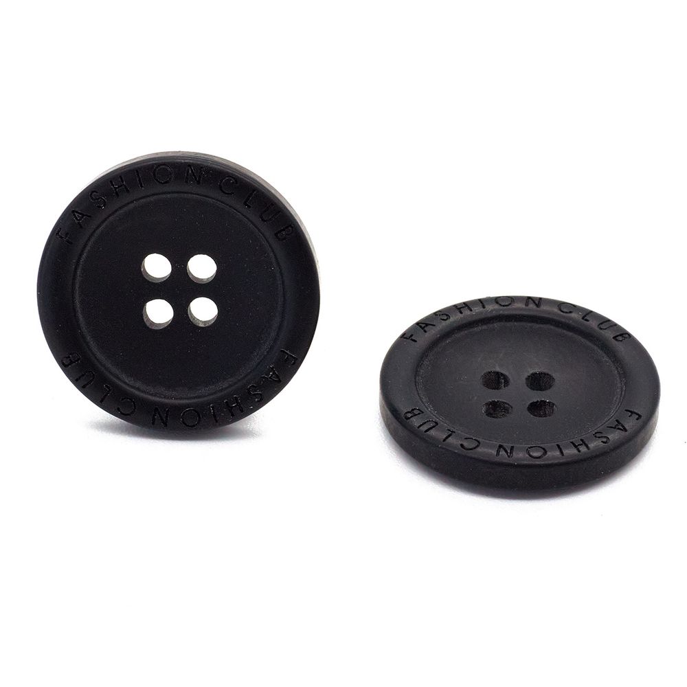 Пуговицы 4 прокола 40L (blk-200 (черный)), 36 шт, 503200-1
