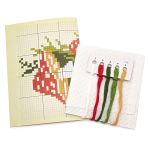 Набор для вышивания нитками РС Студия, Мухомор 12х12 см