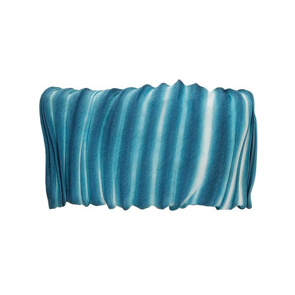 Лента декоративная 120.0 мм / 20 см, 59e т.синий/белый, Floranta Shibori