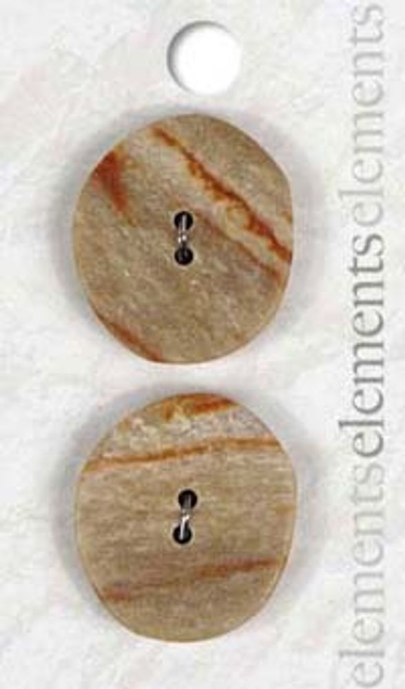 Пуговицы 2 прокола Blumenthal Lansing Elements, 20х25 мм, серый, 2 шт /TOS/