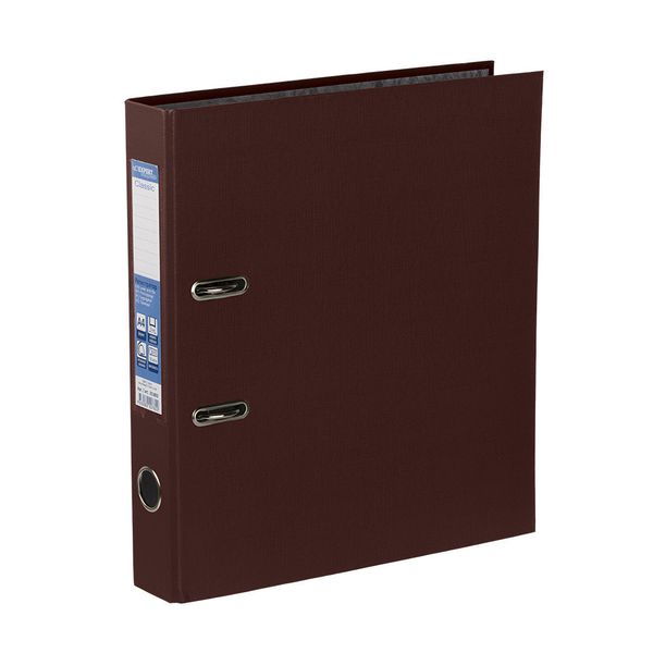 Регистратор PVC 50 мм, 10 шт, Classic A4 арочный механизм, кофейный 251891, Expert Complete