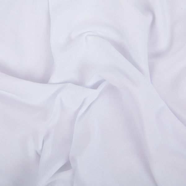 Кулирка 150±5 г/м², 40/1 Comp.Penye FULL LYC, 170 см / 5 метров, 02 белый/white, Gamma GCM