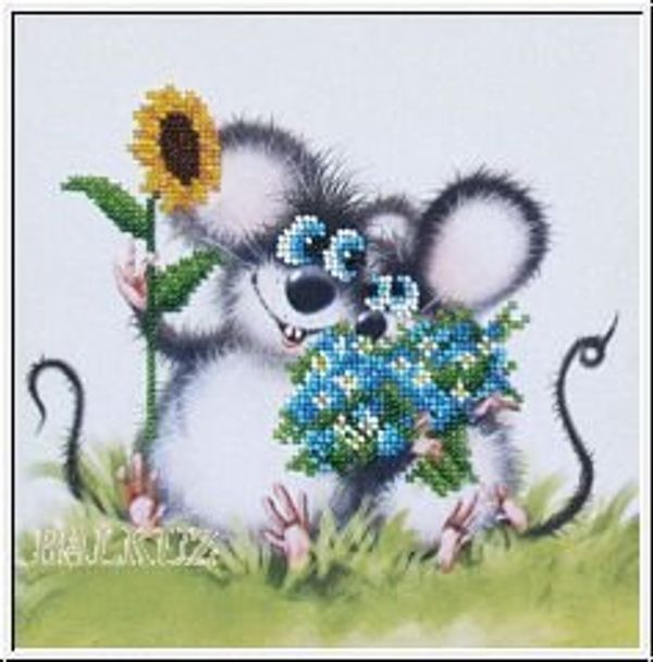 Набор для вышивания бисером Магия канвы, Хорошо с тобой 20х20 см