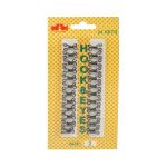 Крючки пришивные 15х8 мм, №2, 24 шт, оксид 0305-4001