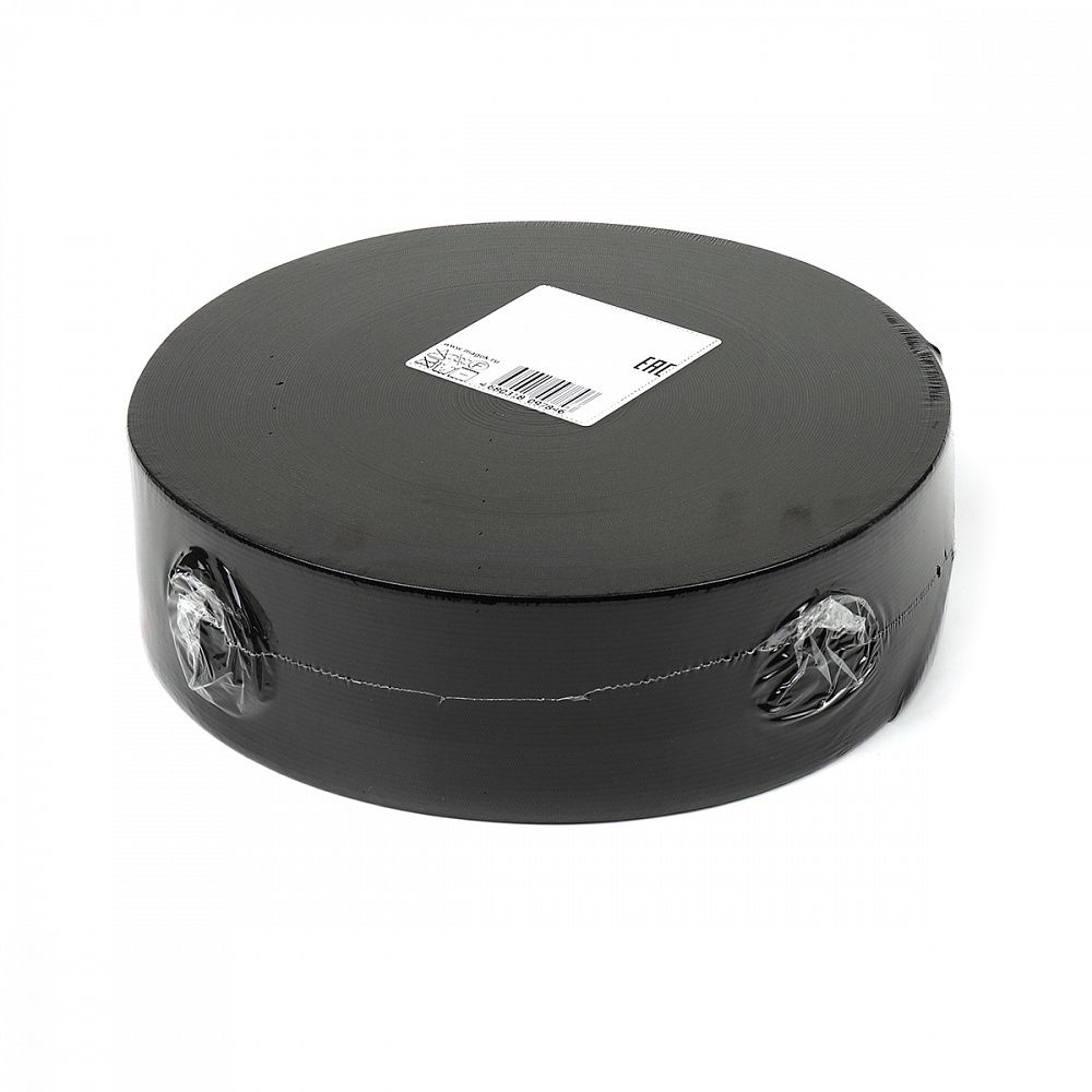 Резинка вязаная 70.0 мм / 40 метров, стандартная 3.9 г/п.м., черный