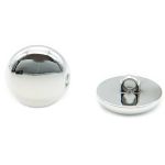 Пуговицы на ножке 44L (⌀7мм) (Silver (серебристый)), 24 шт