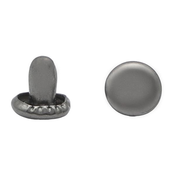 Хольнитены двухсторонние ⌀5 мм, h=5 мм, сталь, New Star №00, чер.никель, уп≈5000 шт