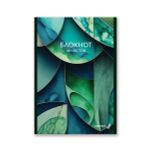 Блокнот на скобе, A5 48 л. 12 шт клетка, Зелёные узоры 01736, Б262 Светоч